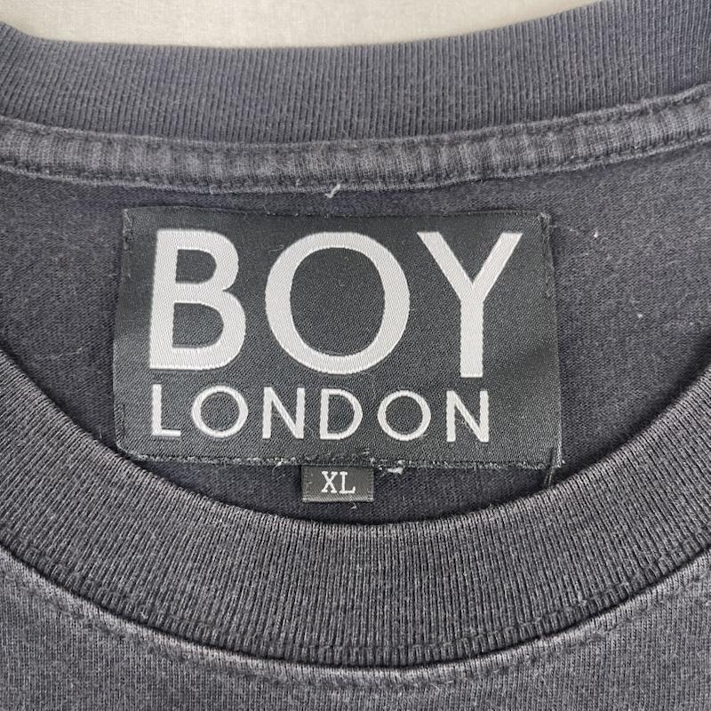 ボーイロンドン BOY LONDON Tシャツ 半袖 クロス 十字架 ロゴ プリント Tシャツ カットソー XL 黒 / ブラック / black メンズ USED 古着 中古 50167772