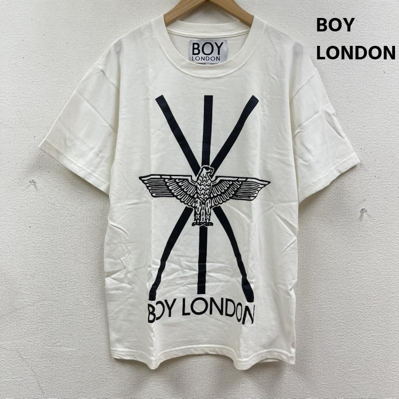 ボーイロンドン BOY LONDON Tシャツ 半袖 クロス 十字架 ロゴ プリント Tシャツ カットソー XL 白 / ホワイト / white メンズ USED 古着 中古 50167773