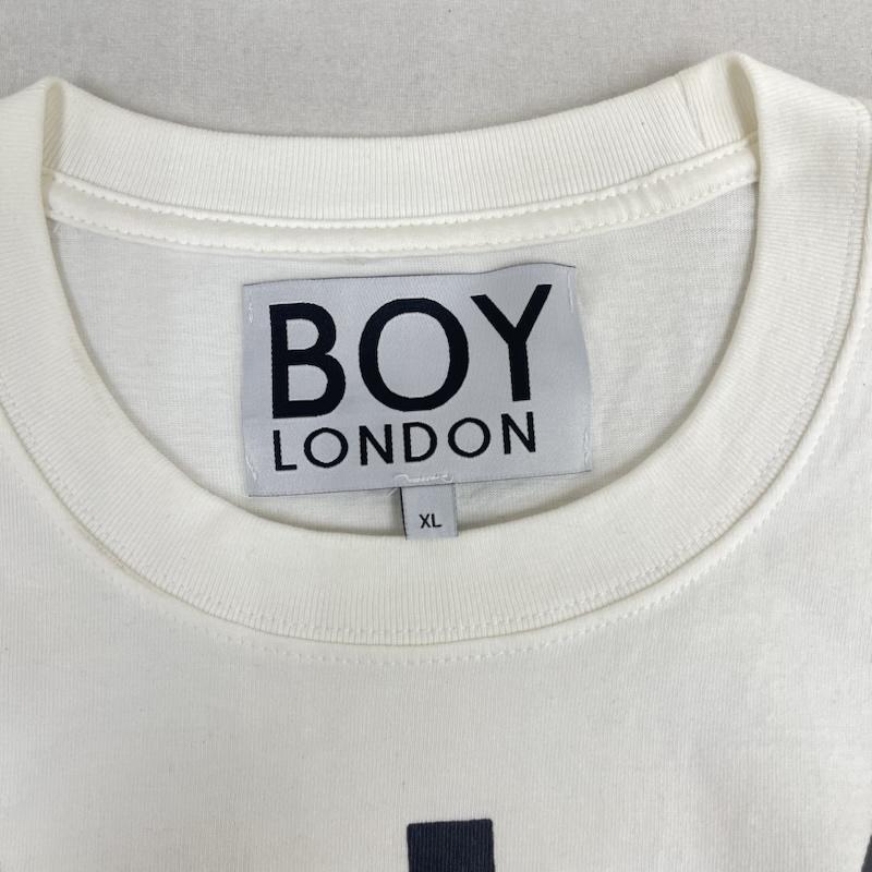 ボーイロンドン BOY LONDON Tシャツ 半袖 クロス 十字架 ロゴ プリント Tシャツ カットソー XL 白 / ホワイト / white メンズ USED 古着 中古 50167773
