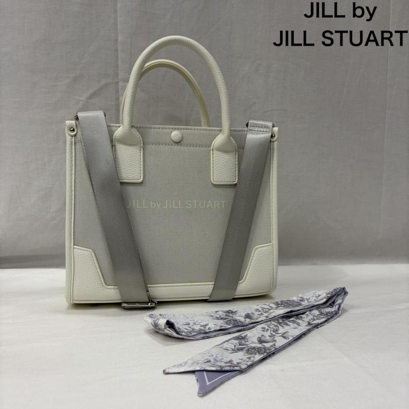 ジル バイ ジルスチュアート JILL by JILLSTUART ショルダーバッグ ショルダーバッグ フラワースカーフトート小 2WAY ショルダーバッグ 125-5183104 - 無地 X ロゴ、文字 X 花柄 白 / ホワイト / white レディース USED 古着 中古 50167776