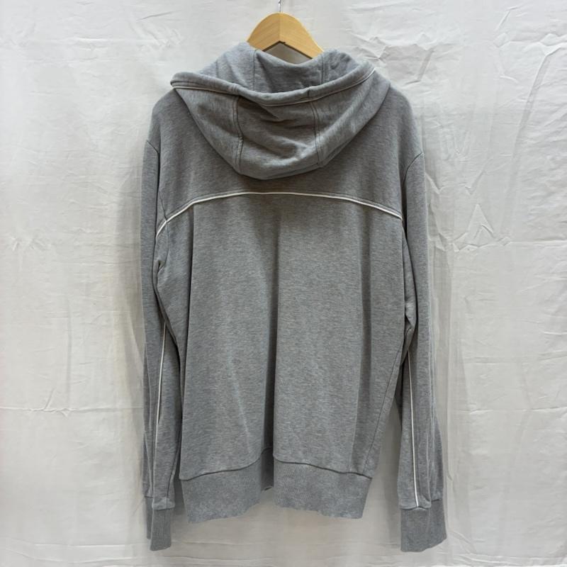 ヒューゴボス HUGO BOSS パーカー 長袖 刺繍 ロゴ パイピングライン ジップアップ パーカー L メンズ USED 古着 中古 50167777