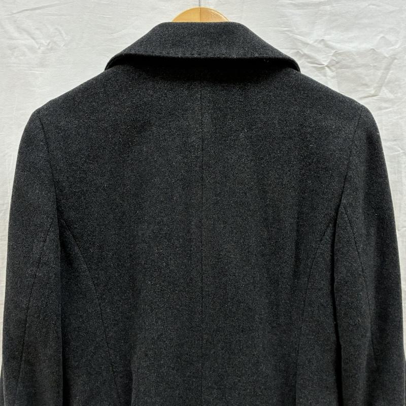 ニジュウサンク 23区 コート ピーコート カシミヤ 混 ウール ダブル ピーコート イタリア製生地 40 レディース USED 古着 中古 50167779