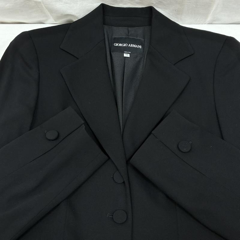 ジョルジオアルマーニ GIORGIO ARMANI スーツ パンツスーツ イタリア製 シングル 2B テーラード ジャケット スラックス パンツ スーツ セットアップ 36 レディース USED 古着 中古 50167783