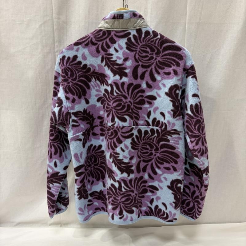 パタゴニア patagonia トップス トップス MEXICO製 Synchilla シンチラ 花柄 総柄 ハーフジップフリース ※KID S:XL(Lady’s S〜M相当)※ - 総柄 水色 / ライトブルー / レディース USED 古着 中古 50167786