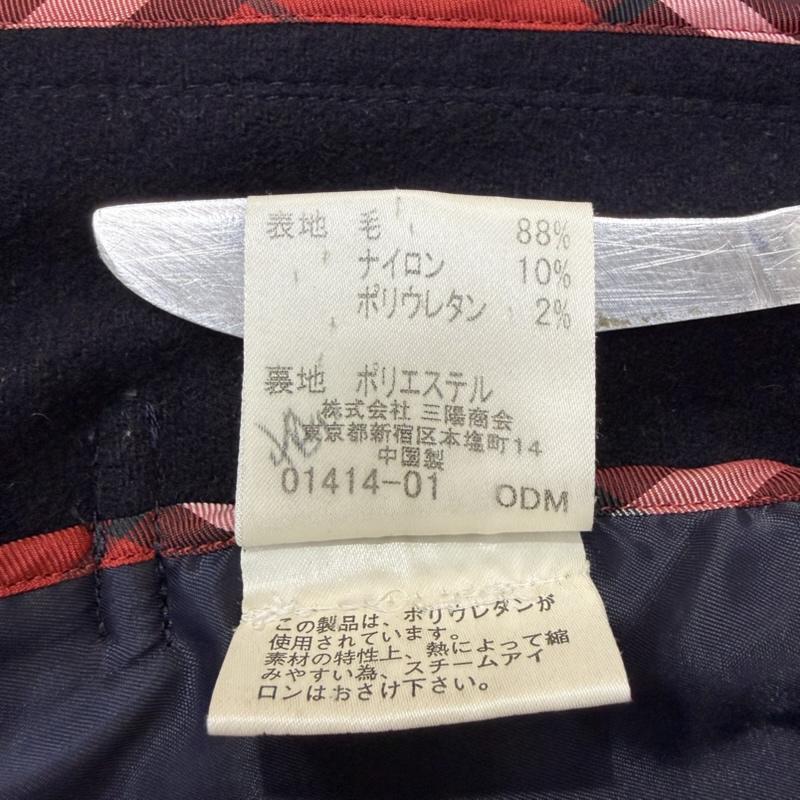 バーバリー・ブルーレーベル BURBERRY BLUE LABEL ジャケット、上着 ジャケット、ブレザー ナポレオンジャケット風 裾フリルウールコート navy 38 38 無地 紺 / ネイビー / navy レディース USED 古着 中古 50167788