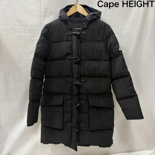 ケープハイツ Cape HEIGHTS ジャケット、上着 ダウンジャケット JOURNAL STANDARD DOWN FILL PARKA ダッフル型ダウンコート black M M ワンポイント 黒 / ブラック / black レディース USED 古着 中古 50167789