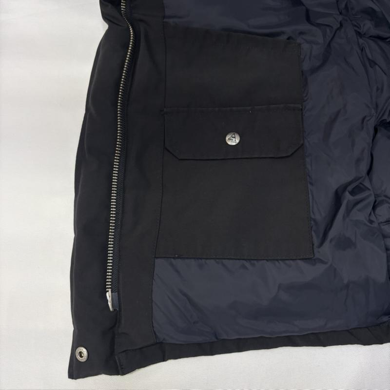 ケープハイツ Cape HEIGHTS ジャケット、上着 ダウンジャケット JOURNAL STANDARD DOWN FILL PARKA ダッフル型ダウンコート black M M ワンポイント 黒 / ブラック / black レディース USED 古着 中古 50167789