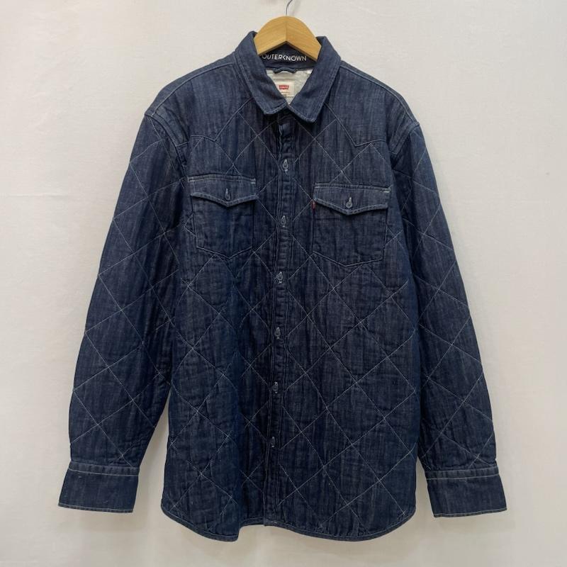 リーバイス Levi s ジャケット、上着 ジャケット、ブレザー デニム ウエスタン シャツ ジャケット アウターノウン コラボ キルティング L インディゴ / インディゴ / Indigo メンズ USED 古着 中古 50167795