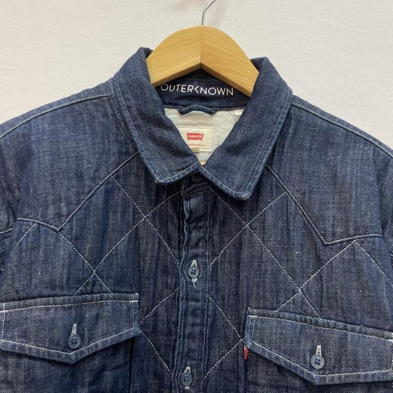 リーバイス Levi s ジャケット、上着 ジャケット、ブレザー デニム ウエスタン シャツ ジャケット アウターノウン コラボ キルティング L インディゴ / インディゴ / Indigo メンズ USED 古着 中古 50167795