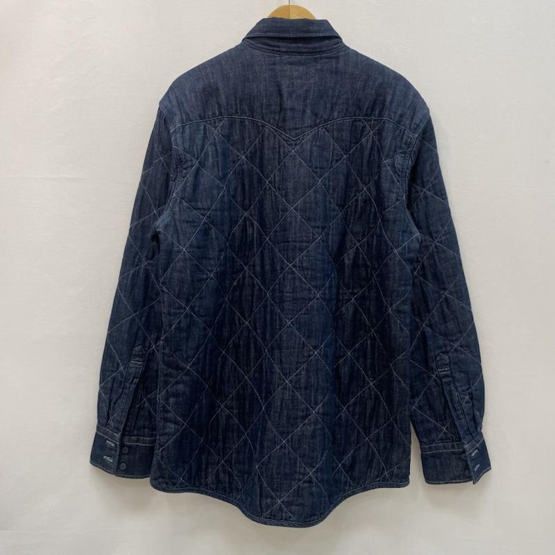 リーバイス Levi s ジャケット、上着 ジャケット、ブレザー デニム ウエスタン シャツ ジャケット アウターノウン コラボ キルティング L インディゴ / インディゴ / Indigo メンズ USED 古着 中古 50167795