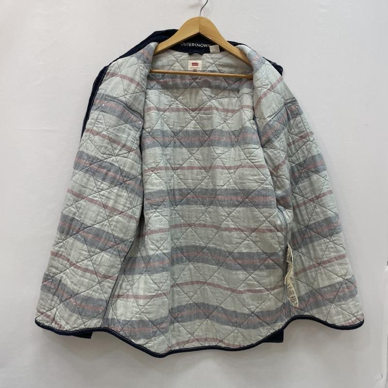 リーバイス Levi s ジャケット、上着 ジャケット、ブレザー デニム ウエスタン シャツ ジャケット アウターノウン コラボ キルティング L インディゴ / インディゴ / Indigo メンズ USED 古着 中古 50167795