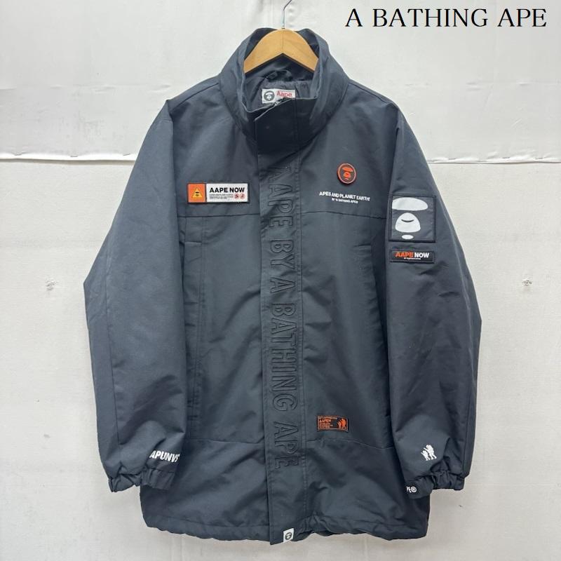 アベイシングエイプ A BATHING APE ジャケット、上着 ジャンパー、ブルゾン ナイロン ジャケット AAPJKM7318XXD M 黒 / ブラック / black メンズ USED 古着 中古 50167796