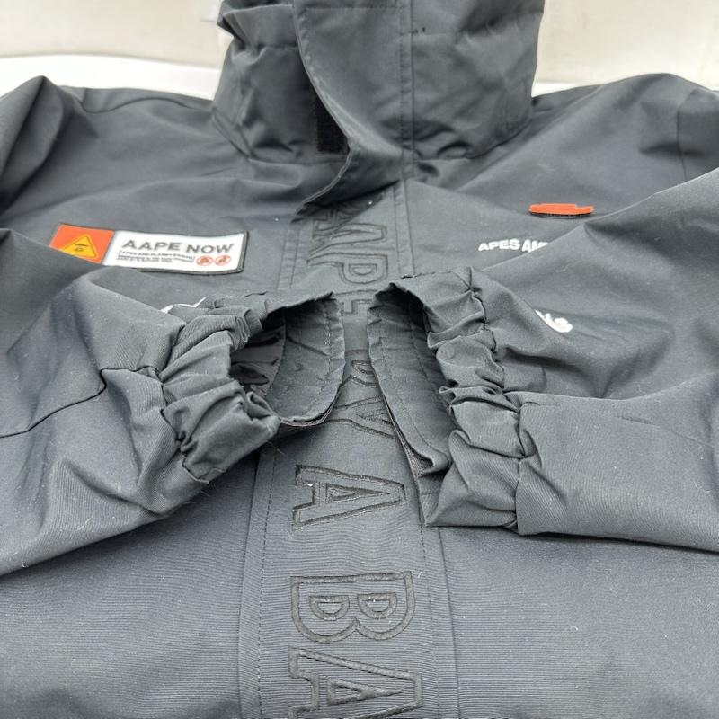 アベイシングエイプ A BATHING APE ジャケット、上着 ジャンパー、ブルゾン ナイロン ジャケット AAPJKM7318XXD M 黒 / ブラック / black メンズ USED 古着 中古 50167796