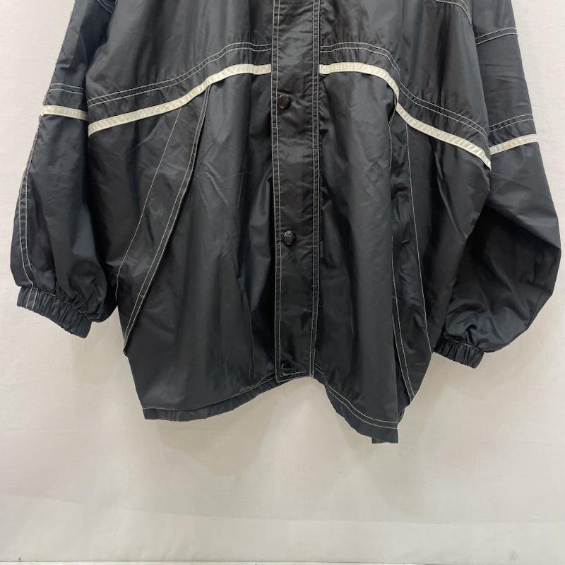 アディダス adidas ジャケット、上着 ジャンパー、ブルゾン 90s ナイロン ジャケット トレフォイル パイピング ライン L 黒 / ブラック / black X 白 / ホワイト / white メンズ USED 古着 中古 50167797