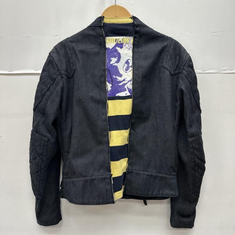 ジュンヤワタナベ JUNYA WATANABE ジャケット、上着 ジャンパー、ブルゾン 04AW Lewis Leathers デニム ライダース ジャケット JN-J080 - 黒 / ブラック / black メンズ USED 古着 中古 50167798