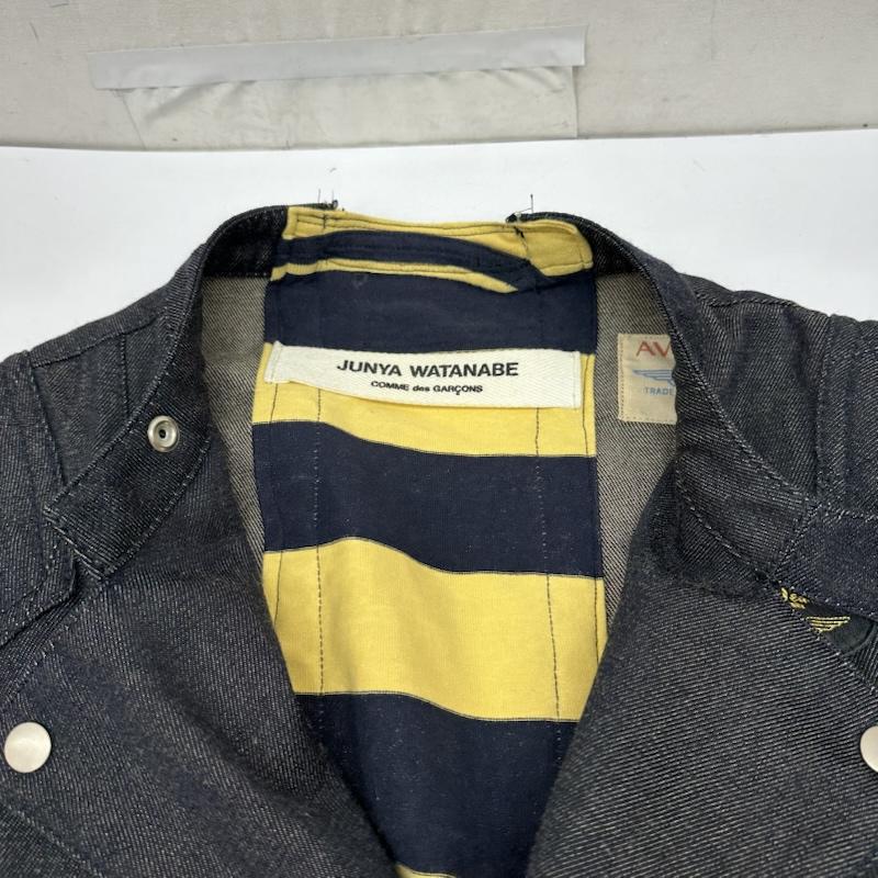 ジュンヤワタナベ JUNYA WATANABE ジャケット、上着 ジャンパー、ブルゾン 04AW Lewis Leathers デニム ライダース ジャケット JN-J080 - 黒 / ブラック / black メンズ USED 古着 中古 50167798