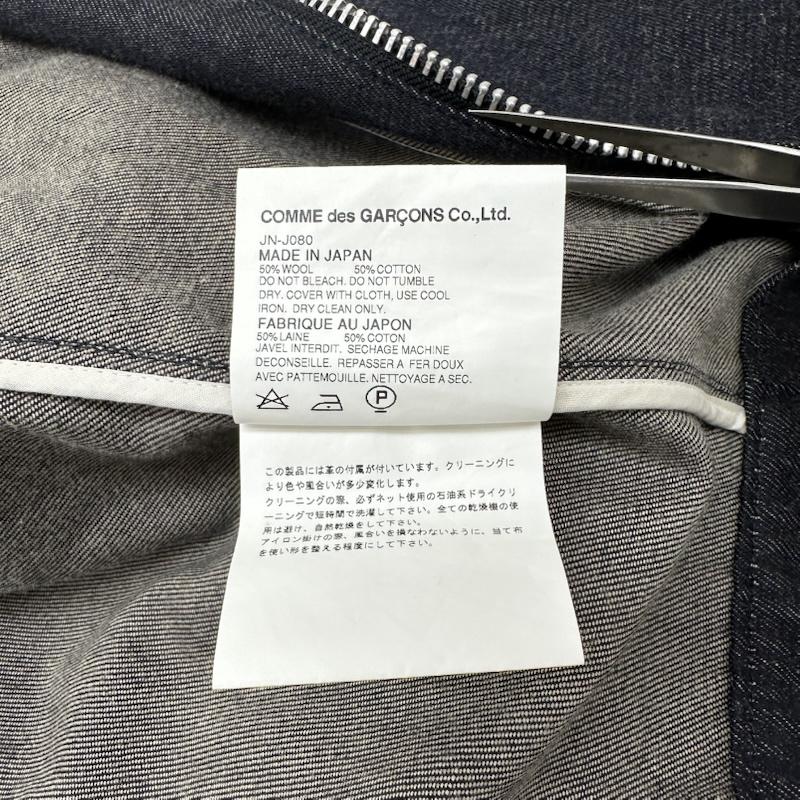 ジュンヤワタナベ JUNYA WATANABE ジャケット、上着 ジャンパー、ブルゾン 04AW Lewis Leathers デニム ライダース ジャケット JN-J080 - 黒 / ブラック / black メンズ USED 古着 中古 50167798