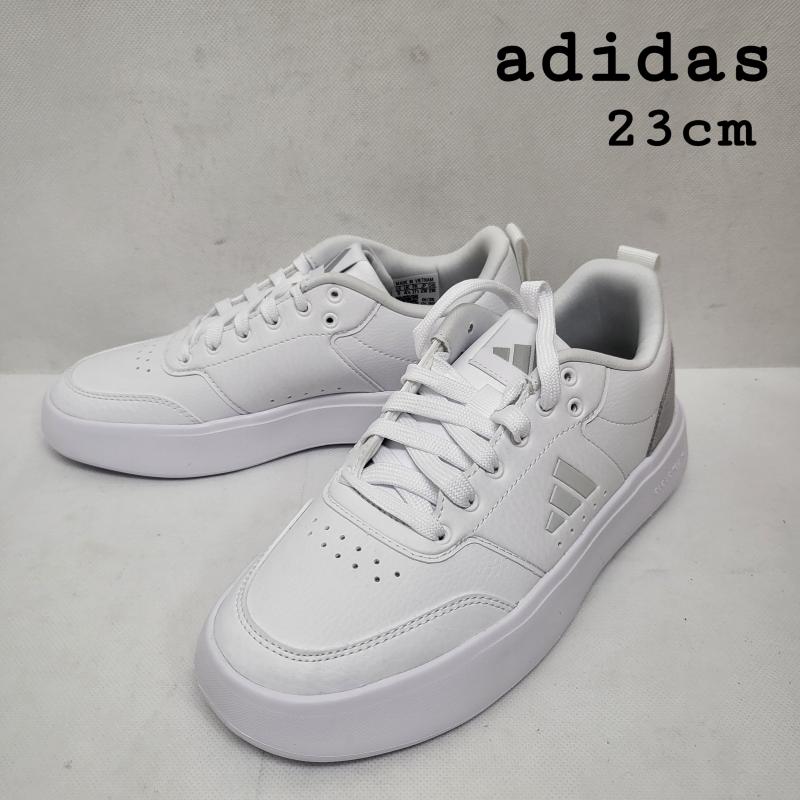 アディダス adidas スニーカー スニーカー PARK ST 白スニーカー JR9239 23.0cm ロゴ、文字 白 / ホワイト / white レディース USED 古着 中古 50167799