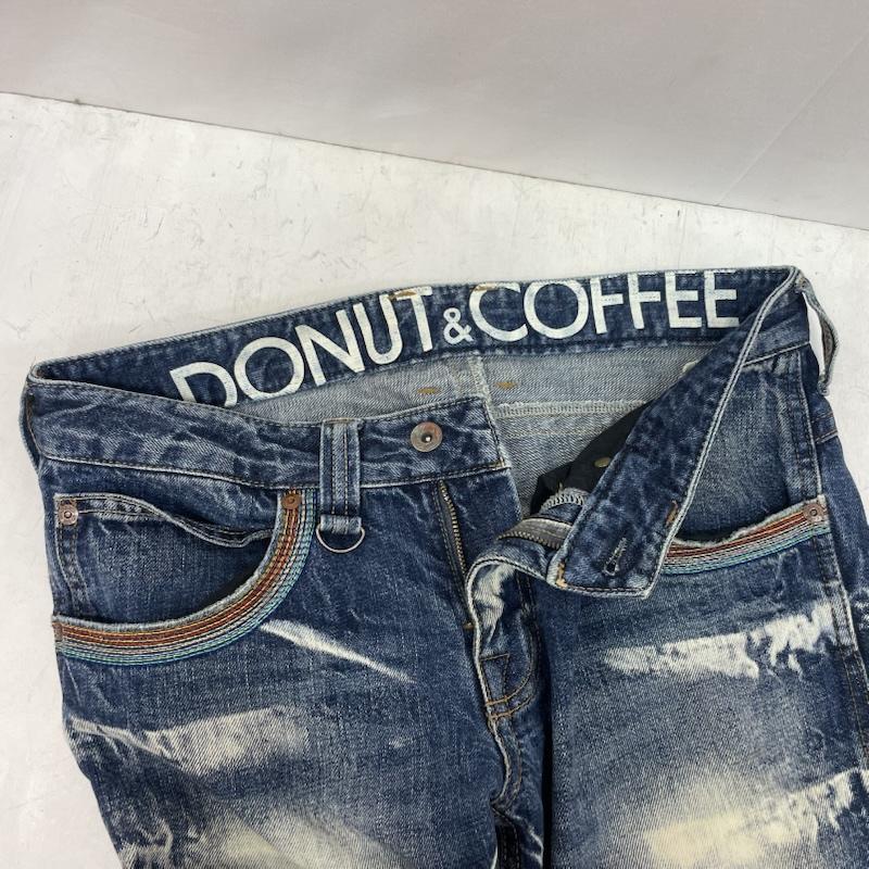 バッファローボブズ BUFFALO BOBS パンツ デニム、ジーンズ DONUT&COFFEE ブーツ カット フレア 加工 デニム y2k 1 インディゴ / インディゴ / Indigo メンズ USED 古着 中古 50167803