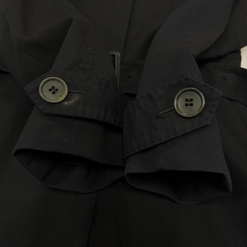 ポールスミス Paul Smith コート コート一般 ステンカラー トレンチ コート ベルト スプリング 42 無地 黒 / ブラック / black X マルチカラー / マルチカラー / multicolor レディース USED 古着 中古 50167811