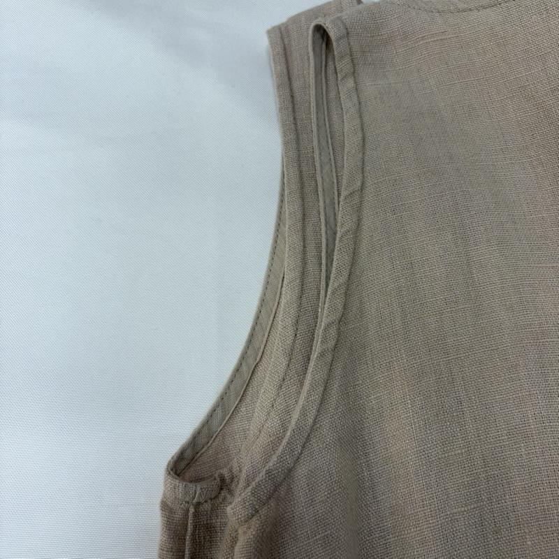 フォグリネンワーク fog linen work ワンピース・ドレス・オールインワン ワンピース・ドレス・オールインワン キナル＋α リネンオールインワン ベージュ 麻100％ - 無地 ベージュ / ベージュ / beige レディース USED 古着 中古 50167813