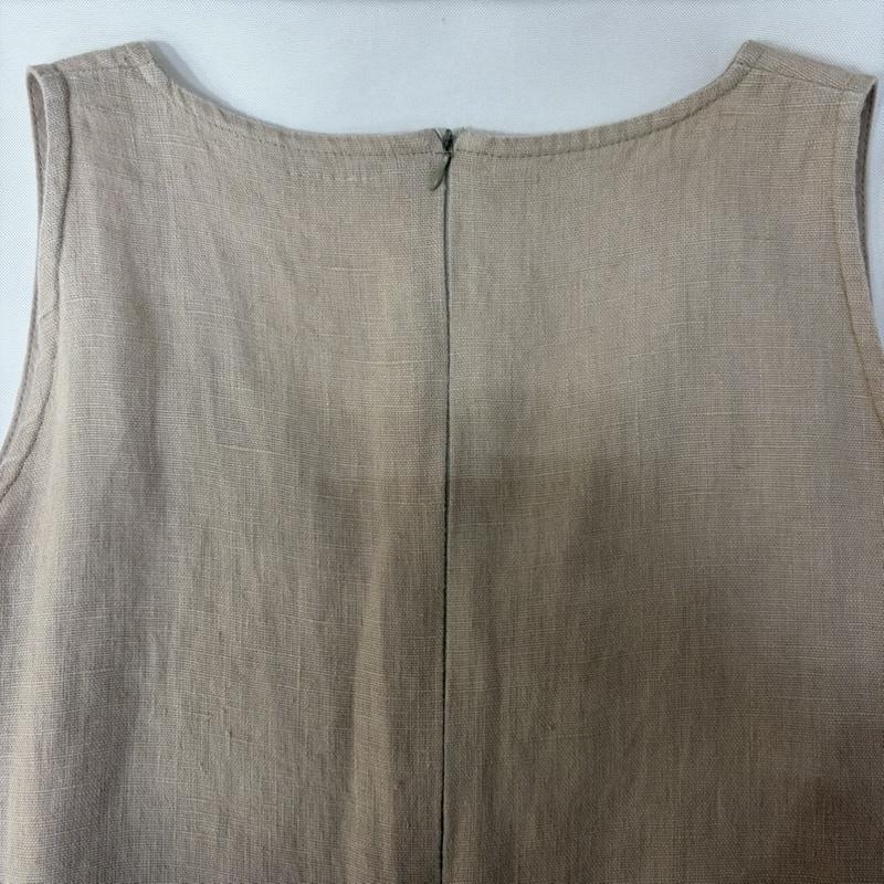 フォグリネンワーク fog linen work ワンピース・ドレス・オールインワン ワンピース・ドレス・オールインワン キナル＋α リネンオールインワン ベージュ 麻100％ - 無地 ベージュ / ベージュ / beige レディース USED 古着 中古 50167813