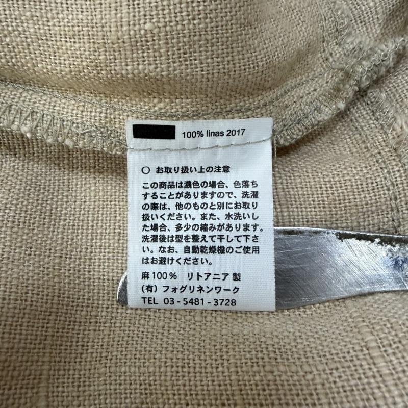 フォグリネンワーク fog linen work ワンピース・ドレス・オールインワン ワンピース・ドレス・オールインワン キナル＋α リネンオールインワン ベージュ 麻100％ - 無地 ベージュ / ベージュ / beige レディース USED 古着 中古 50167813