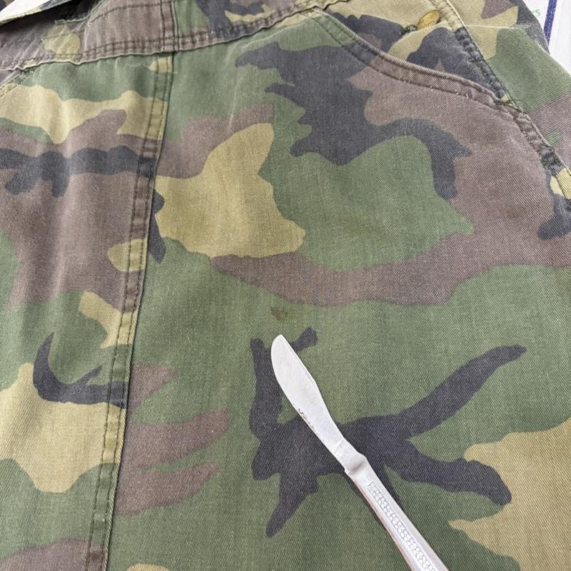 ＵＳフルギ US古着 サロペット・オーバーオール サロペット、オーバーオール CARTER S 列車タグ USA製 camo柄 ジャンパースカート - 総柄 X カモフラージュ柄・迷彩 緑 / グリーン / green レディース USED 古着 中古 50167815