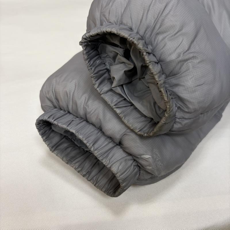 Dime Dime ジャケット、上着 ジャンパー、ブルゾン CLASSIC RIPSTOP PUFFER シルバー L/G 中綿ジャンパー L ロゴ、文字 灰 / グレー / gray メンズ USED 古着 中古 50167819