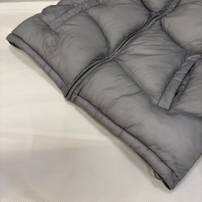 Dime Dime ジャケット、上着 ジャンパー、ブルゾン CLASSIC RIPSTOP PUFFER シルバー L/G 中綿ジャンパー L ロゴ、文字 灰 / グレー / gray メンズ USED 古着 中古 50167819