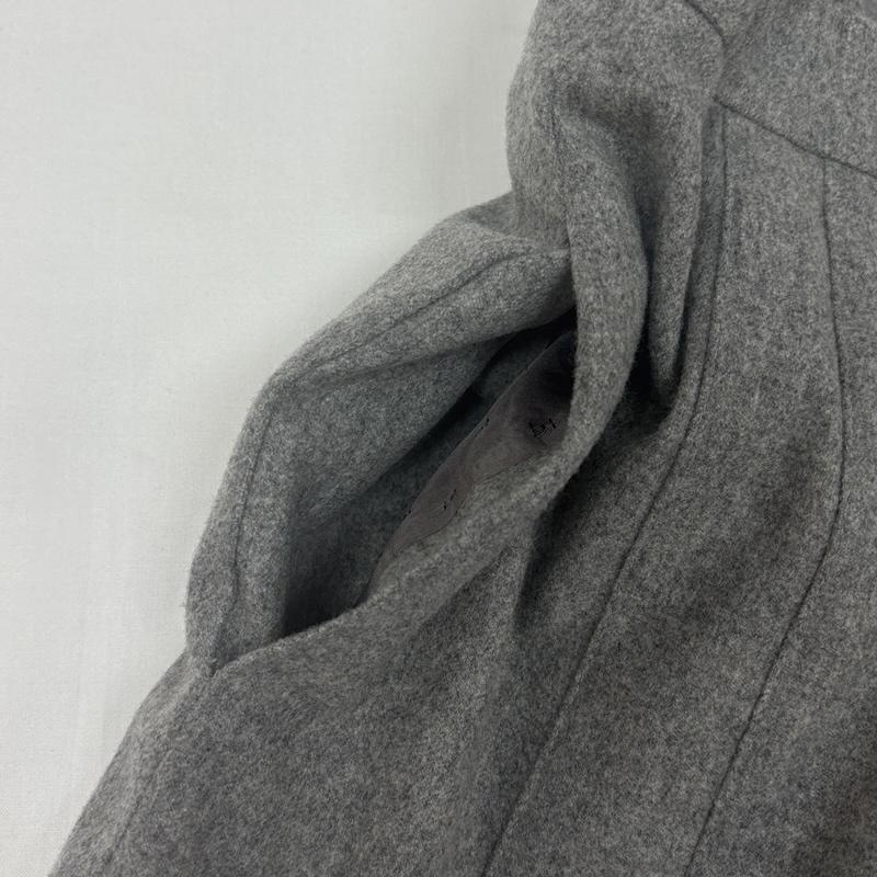 エルメス HERMES スカート ロングスカート フランス製 ウール カシミヤ 膝下丈 ロング スカート 36 灰 / グレー / gray レディース USED 古着 中古 50167821