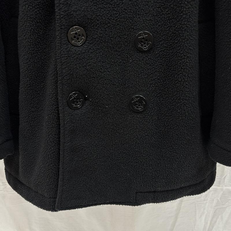 ウールリッチ WOOLRICH コート ピーコート 90年代 ビンテージ POLARTEC フリース ピーコート ジャケット アシックス期 90s VINTAGE L 黒 / ブラック / black メンズ USED 古着 中古 50167824
