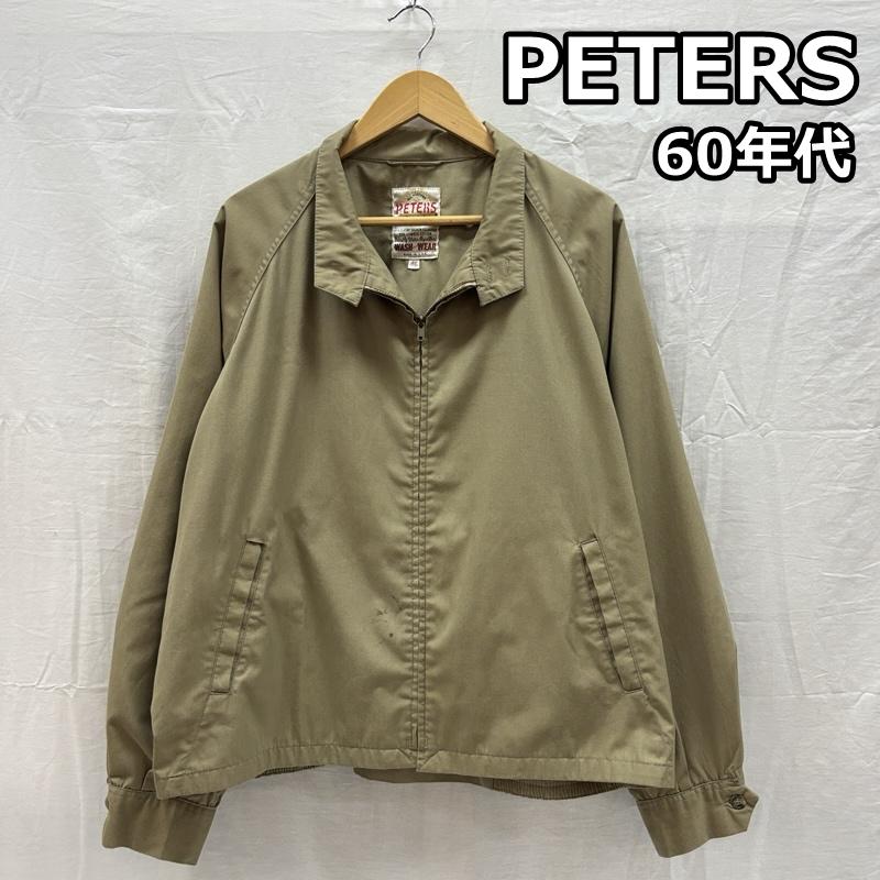 ヴィンテージ VINTAGE ジャケット、上着 ジャンパー、ブルゾン PETERS 60年代 USA製 スイングトップ ハリントン ジャケット TALON タロンジップ 60s 46 メンズ USED 古着 中古 50167825