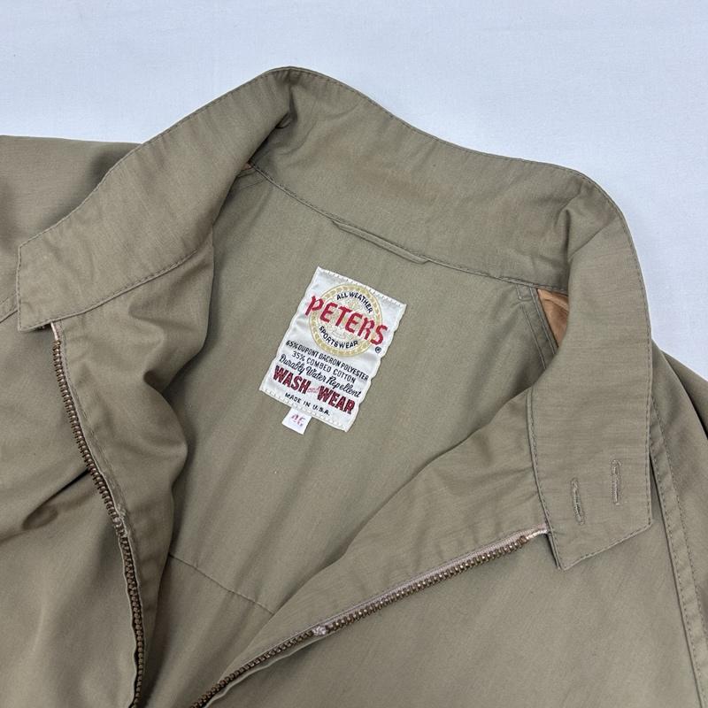 ヴィンテージ VINTAGE ジャケット、上着 ジャンパー、ブルゾン PETERS 60年代 USA製 スイングトップ ハリントン ジャケット TALON タロンジップ 60s 46 メンズ USED 古着 中古 50167825