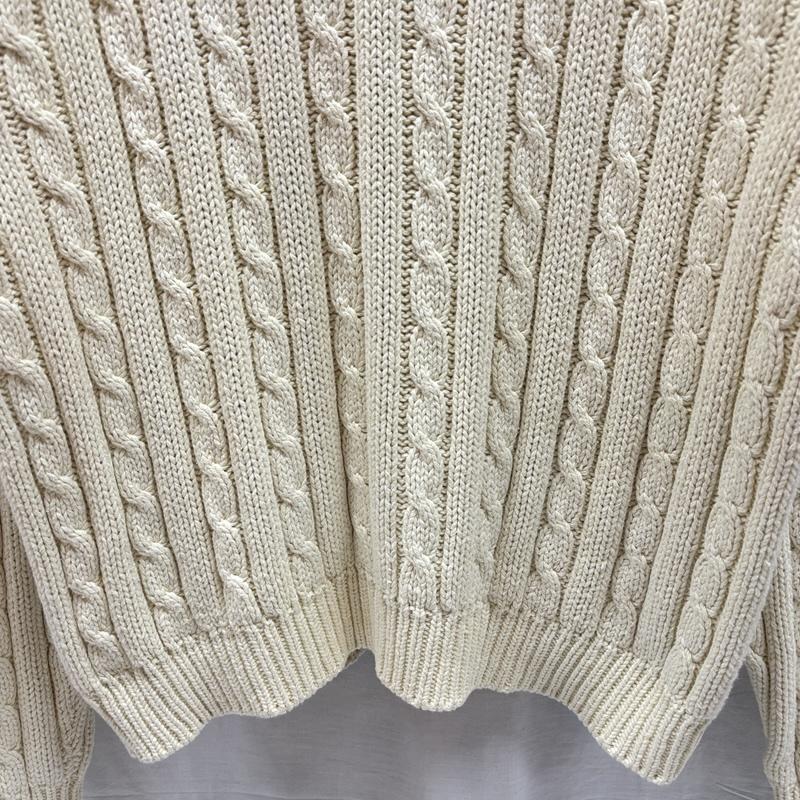 ギャップ GAP ニット、セーター 長袖 OLD GAP 90年代 ビンテージ コットン ケーブル ニット セーター 90s VINTAGE M メンズ USED 古着 中古 50167827