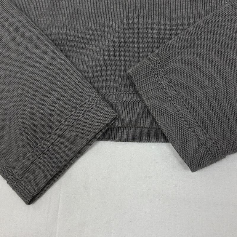 古着 USED ニット、セーター 長袖 AOURE アウール リブネック ニット セーター 薄手 - 灰 / グレー / gray メンズ USED 古着 中古 50167828
