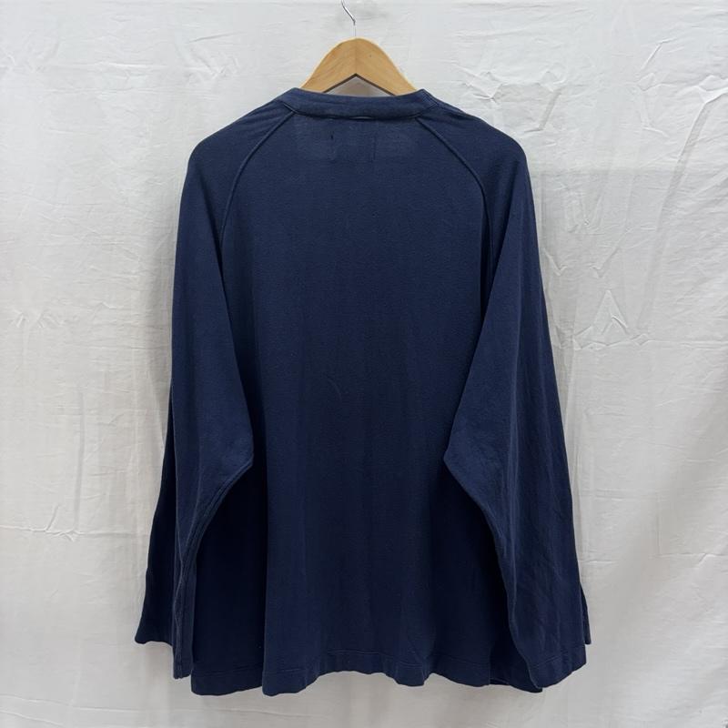 古着 USED カーディガン 長袖 YOKO SAKAMOTO ヨウコサカモト コットン カーディガン ボタンレス 日本製 M 紺 / ネイビー / navy メンズ USED 古着 中古 50167829