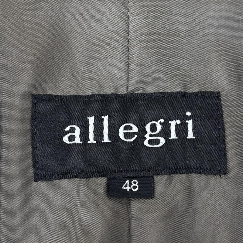 アレグリ ALLEGRI コート コート一般 ウール ジップアップ ステンカラー コート L メンズ USED 古着 中古 50167836