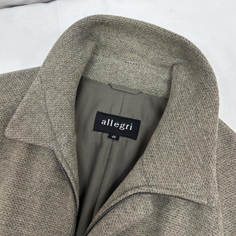 アレグリ ALLEGRI コート コート一般 ウール ジップアップ ステンカラー コート L メンズ USED 古着 中古 50167836