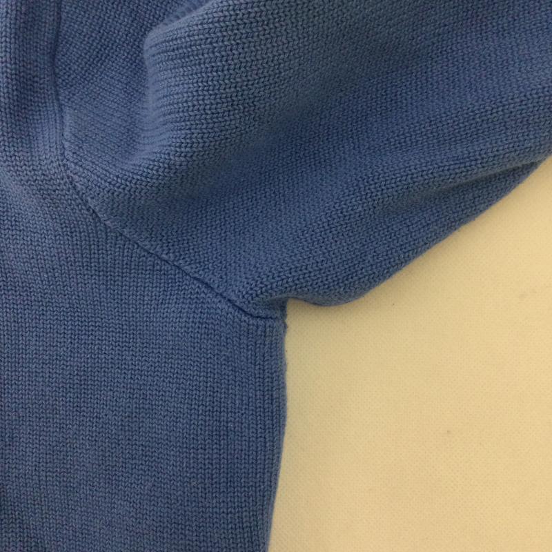 ラルフローレン RALPHLAUREN ニット、セーター 長袖 ラルフローレン ドライバーズニット　コットン XL ワンポイント 青 / ブルー / blue メンズ USED 古着 中古 50167838