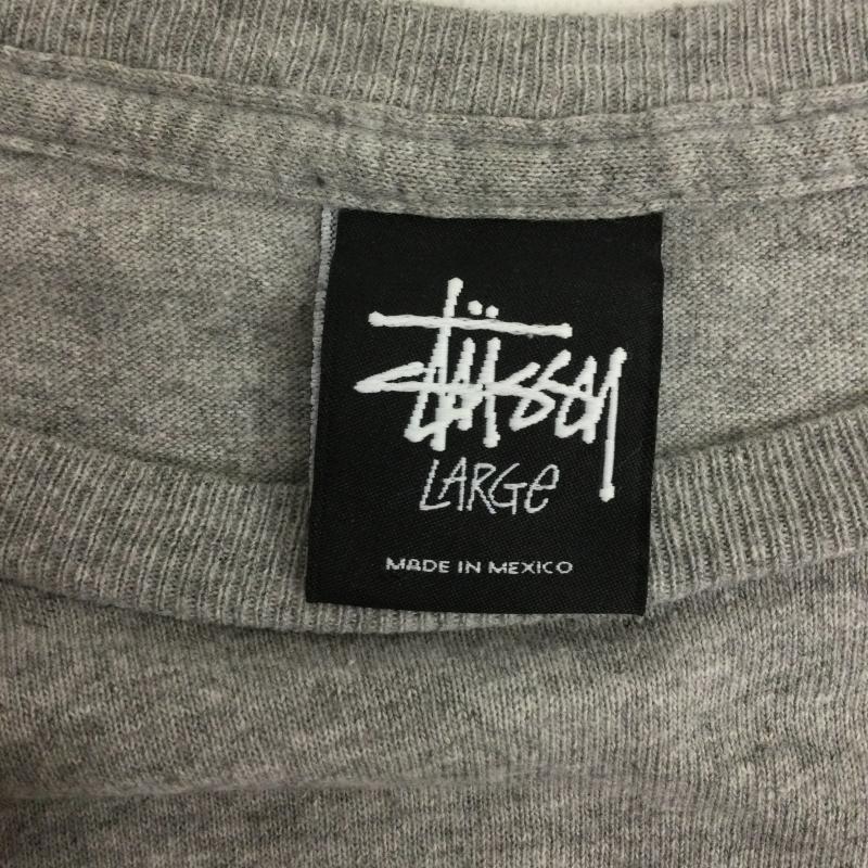 ステューシー STUSSY Tシャツ 半袖 stussy tシャツ シャネルロゴ メキシコ製 L プリント 灰 / グレー / gray メンズ USED 古着 中古 50167839