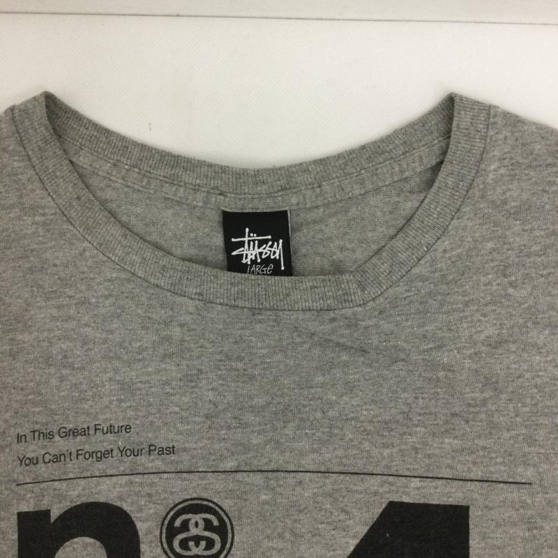 ステューシー STUSSY Tシャツ 半袖 stussy tシャツ シャネルロゴ メキシコ製 L プリント 灰 / グレー / gray メンズ USED 古着 中古 50167840