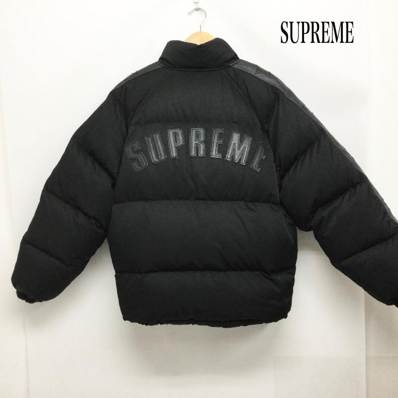 シュプリーム Supreme ジャケット、上着 ダウンジャケット SUPREME シュプリーム Star Sleeve Down Puffer Jacket スタースリーブ ダウンパファージャケット M ロゴ、文字 黒 / ブラック / black メンズ USED 古着 中古 50167841