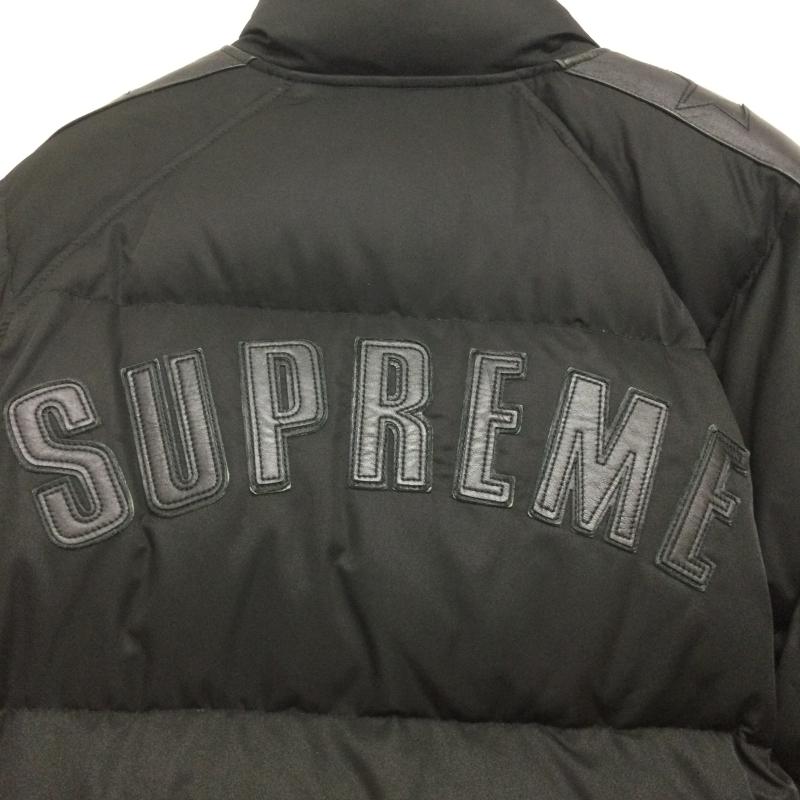シュプリーム Supreme ジャケット、上着 ダウンジャケット SUPREME シュプリーム Star Sleeve Down Puffer Jacket スタースリーブ ダウンパファージャケット M ロゴ、文字 黒 / ブラック / black メンズ USED 古着 中古 50167841