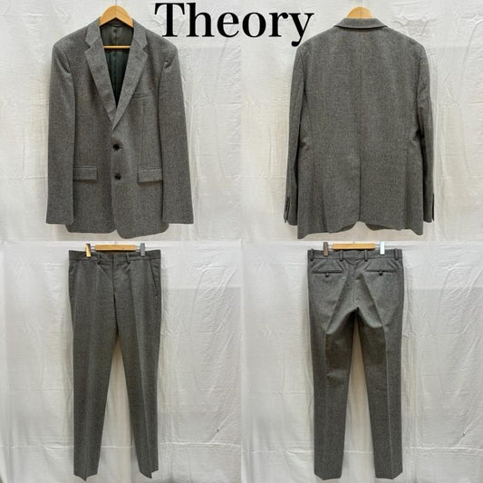 セオリー theory スーツ スーツ シングル 2B テーラード ジャケット ブレザー スラックス セットアップ パンツ スーツ 42 34 - メンズ USED 古着 中古 50167845