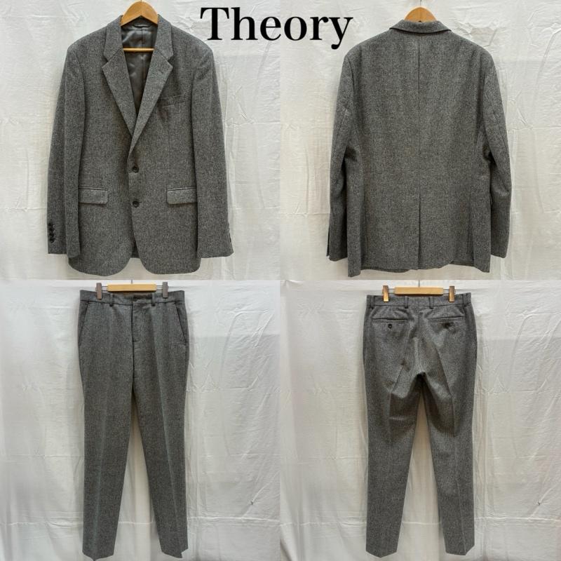 セオリー theory スーツ スーツ シングル 2B テーラード ジャケット ブレザー スラックス セットアップ パンツ スーツ 42 32 - メンズ USED 古着 中古 50167846