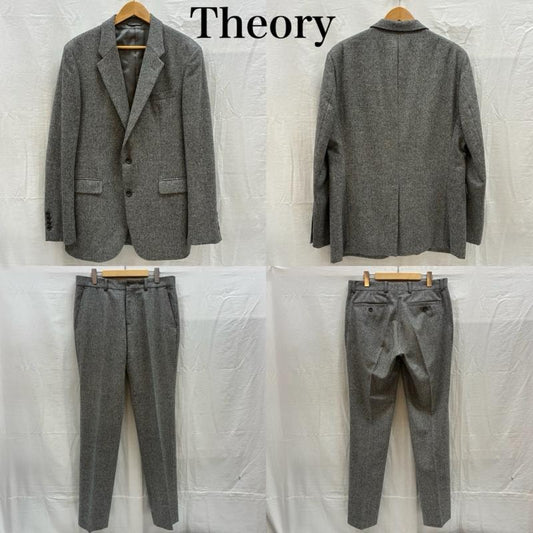 セオリー theory スーツ スーツ シングル 2B テーラード ジャケット ブレザー スラックス セットアップ パンツ スーツ 42 32 - メンズ USED 古着 中古 50167846