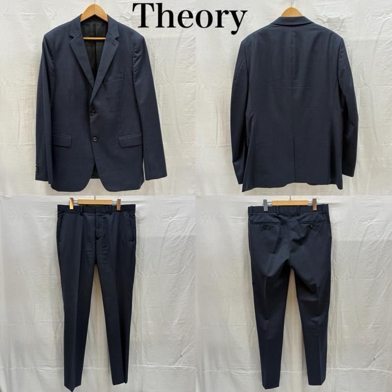 セオリー theory スーツ スーツ シングル 2B テーラード ジャケット ブレザー スラックス セットアップ パンツ スーツ 42 32 - メンズ USED 古着 中古 50167847