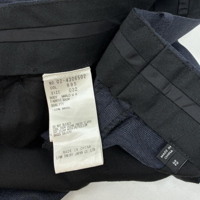 セオリー theory スーツ スーツ シングル 2B テーラード ジャケット ブレザー スラックス セットアップ パンツ スーツ 42 32 - メンズ USED 古着 中古 50167847