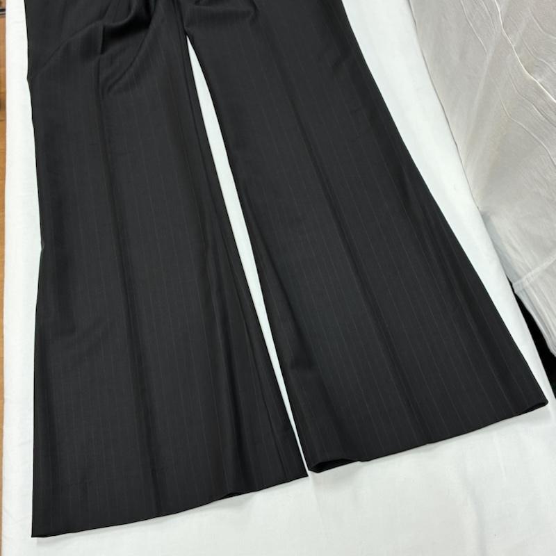 セオリーリュクス theory luxe スーツ スーツ ストライプ シングル 2B テーラード ジャケット ブレザー フレア スラックス セットアップ パンツ スーツ 42 40 - レディース USED 古着 中古 50167849